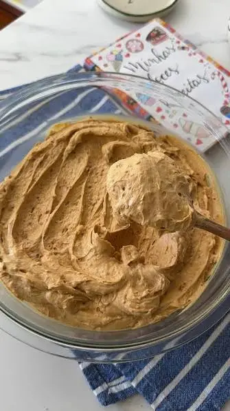 Recheio cremoso de paçoca